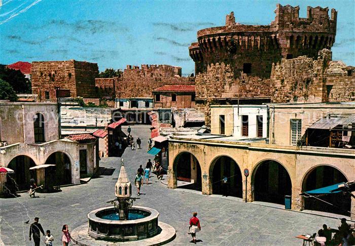 Rhodos Rhodes aegaeis Altstadtmotiv