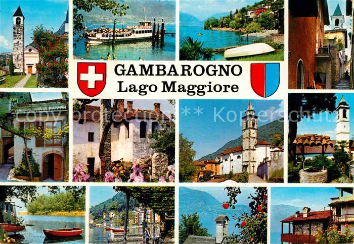 Gambarogno TI Orts und Teilansichten