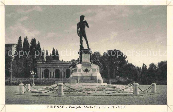 Firenze Florenz Piazzale Michelangiolo David