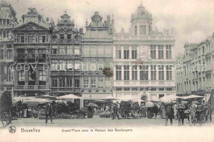 Bruxelles Bruessel Grand Place avec la Maison des Boulangers