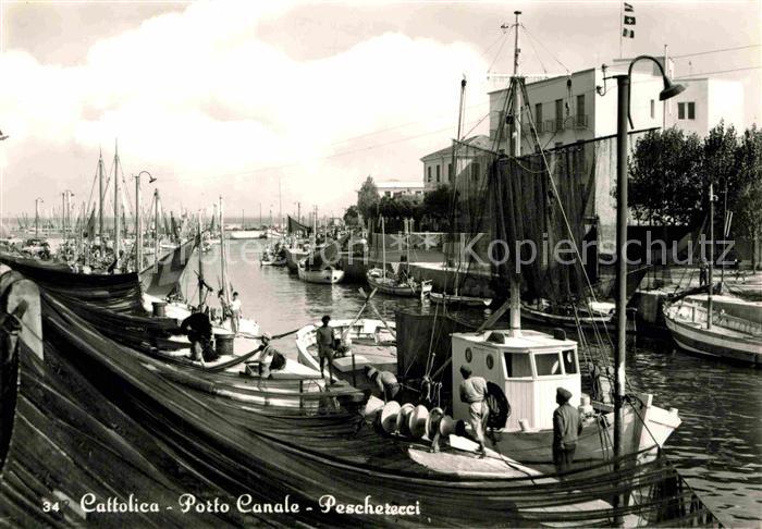 Cattolica Rimini Porto Canale Pescherecci