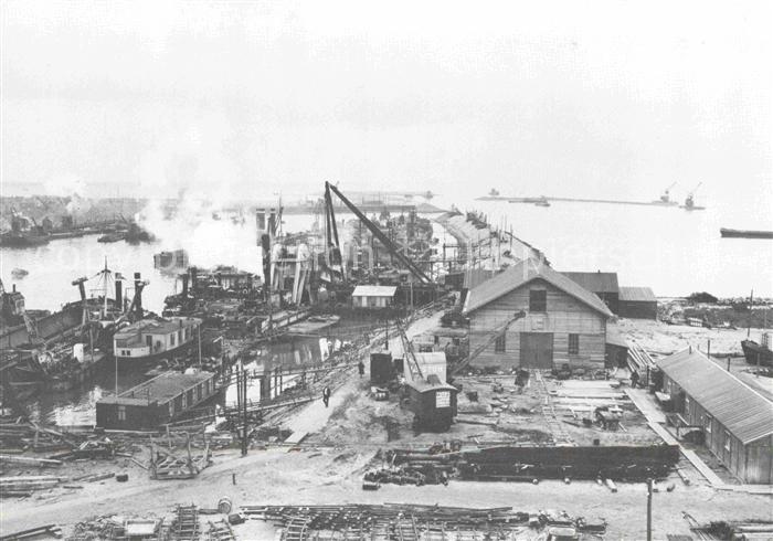 Den Oever De werkhaven te den Oever