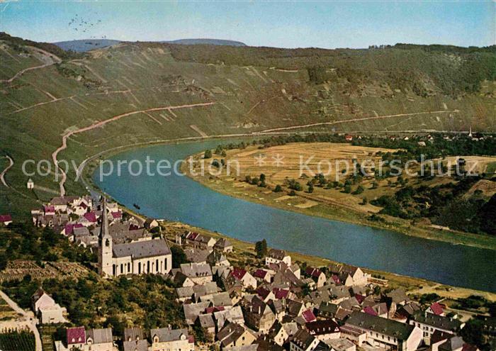 Kroev Mosel Fliegeraufnahme Moselpartie