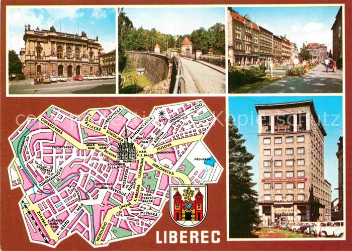 Liberec Prehrade Kavarna Nisa Lageplan