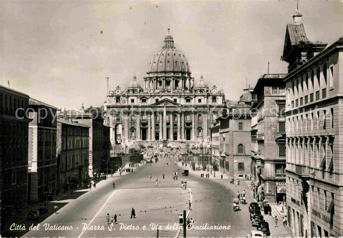 Roma Rom Citta del Vaticano Piazza S. Pietro Via della Conciliazione