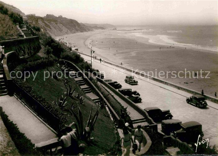 Biarritz Pyrenees Atlantiques Plage des basques