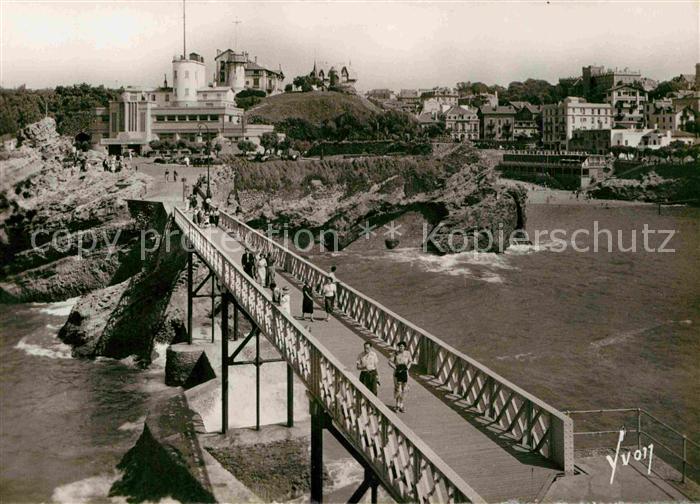 Biarritz Pyrenees Atlantiques Rocher de la Vierge Musee de la mer