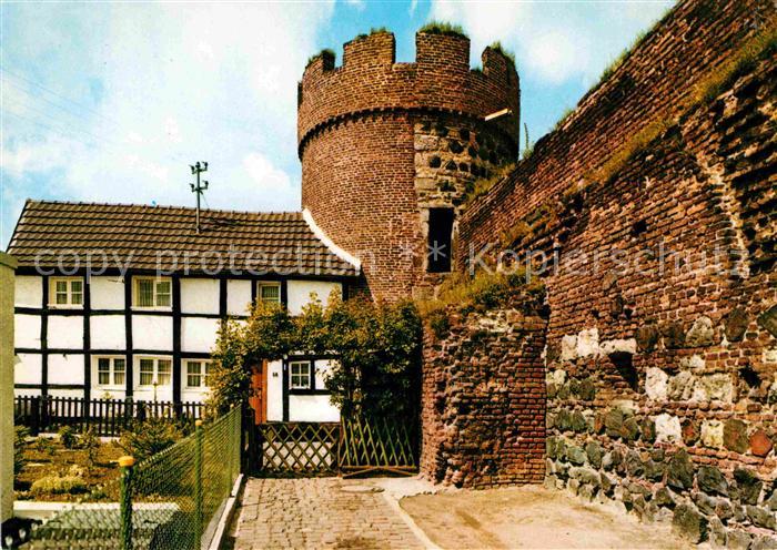 Zons Rhein NRW am Kroetschenturm