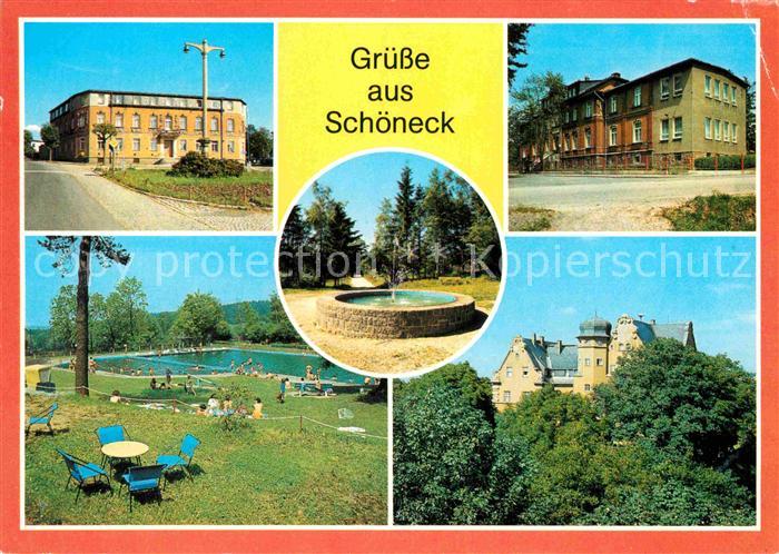 Schoeneck Vogtland Restaurant Schoenecker Hof Kinderkurheim Freibad-Haselmuehle
