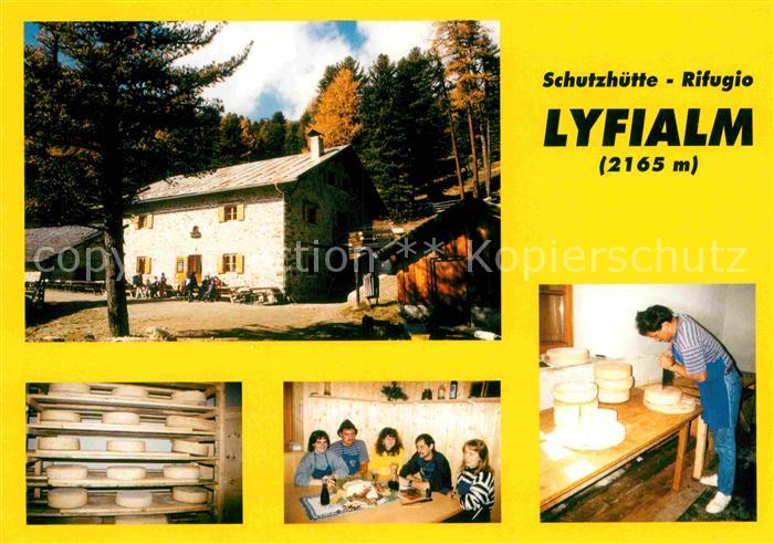 Hintermartell Schutzhuette Rifugio Lyfialm Kaeserei