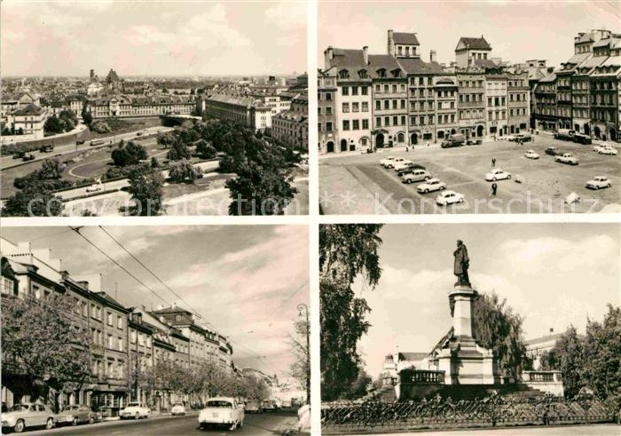 Warszawa Panorama Starega Miasta Ulica-Krakowskie
