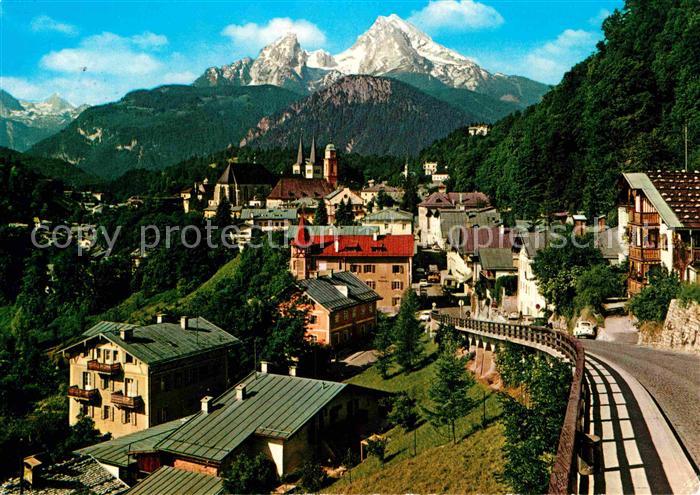 BERCHTESGADEN Bayern mit Watzmann und Schoenfeldspitze
