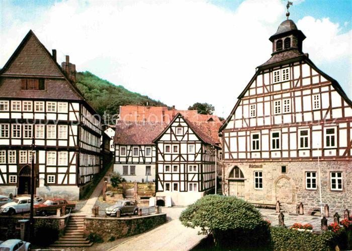 Homberg Efze Rathauspartie Fachwerk