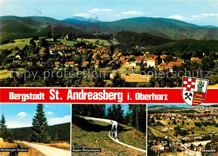 St Andreasberg Harz Rehberger-Graben Sommerrodelbahn Sessellift
