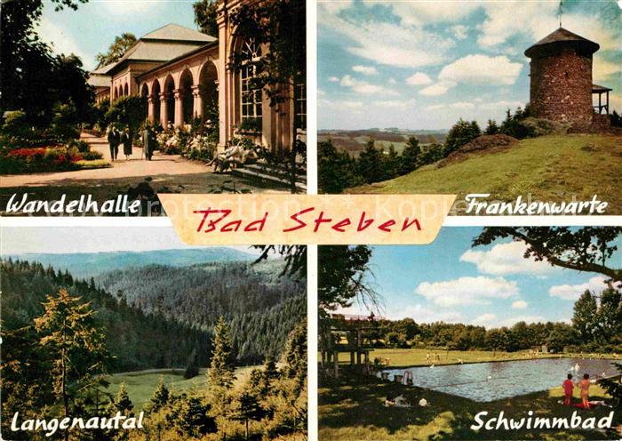 Bad Steben Wandelhalle Frankenwarte Schwimmbad Langenautal