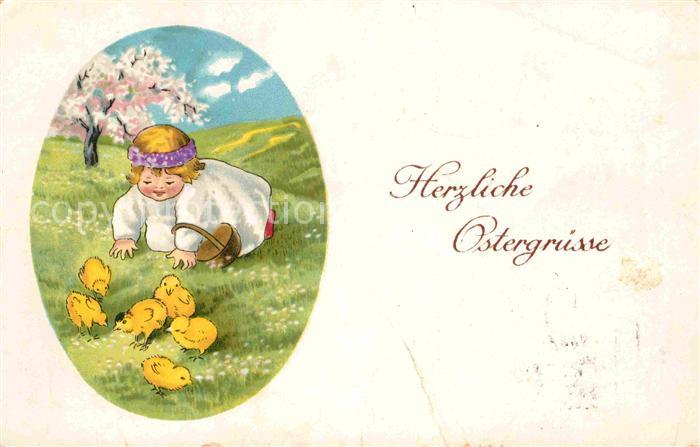 Ostern Easter Paques Kind Küken