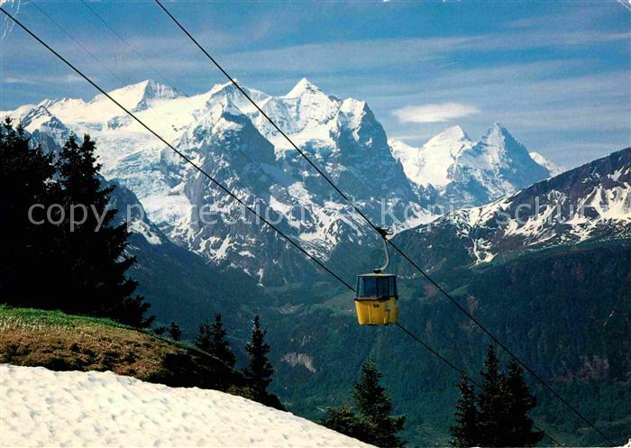 Seilbahn Hasliberg-Käserstatt Wetterhorngruppe