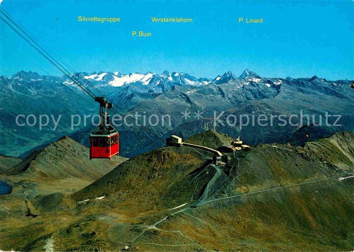 Seilbahn Davos Parsenn Weissfluhgipfel Silvretta