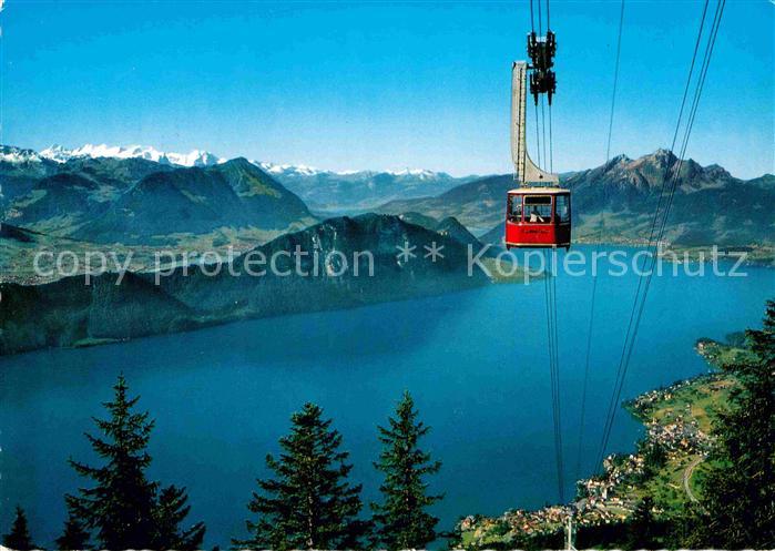 Seilbahn Weggis Rigi-Kaltbad Vierwaldstättersee