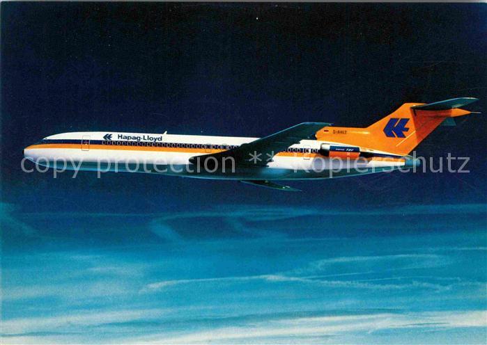 Flugzeuge Zivil Hapag-Lloyd Boeing-Jet 727-200