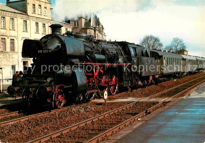 Lokomotive Schnellzug-Lokomotive 018323-6 Bahnhof Lippstadt