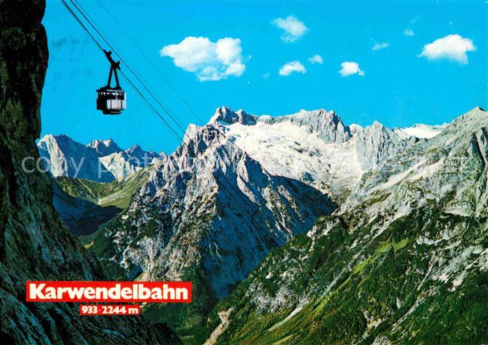 Seilbahn Karwendel Mittenwald Mieminger Kette Wettersteingebirge