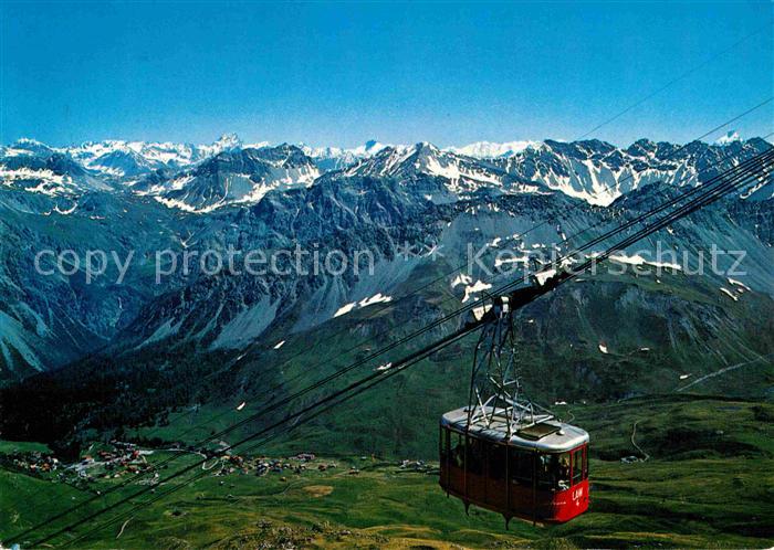 Seilbahn Arosa-Weisshorn Berninagruppe