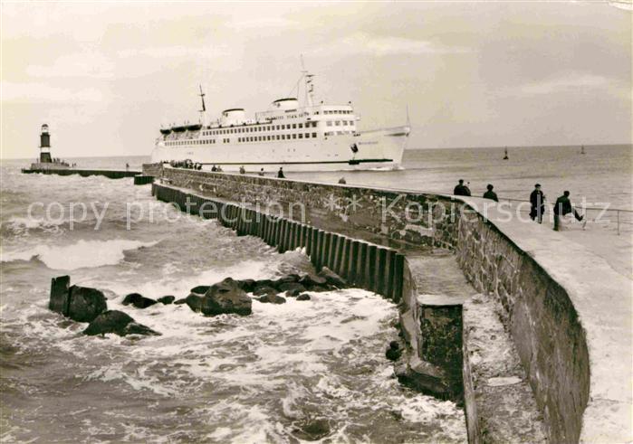 Faehre Ferry Bac Traghetto-- Warnemuende Rostock-Warnemuende