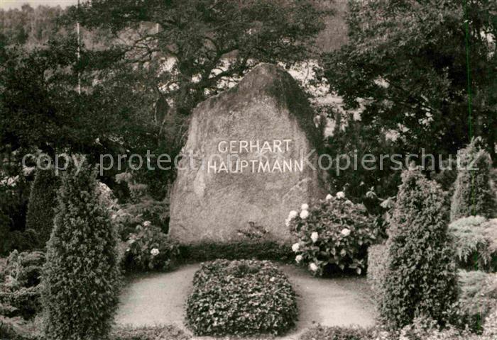 Tod Grabstaette Gerhart Hauptmann Insel Hiddensee Kloster