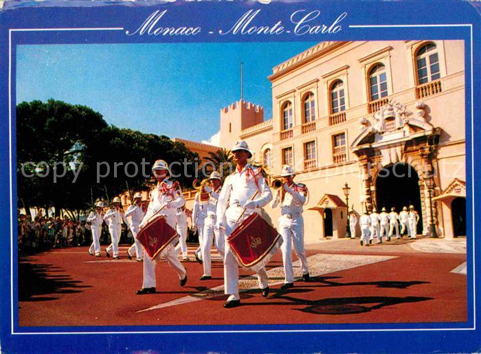 Leibgarde Wache Monaco Monte-Carlo Releve de la Garde d