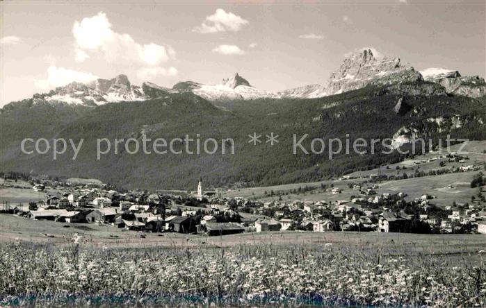 Cortina d Ampezzo Panorama Becco di Mezzodi Croda da Lago