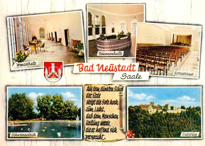 Bad Neustadt Wandelhalle Brunnenhalle Konzertsaal Salzburg Schwanenteich Gedicht