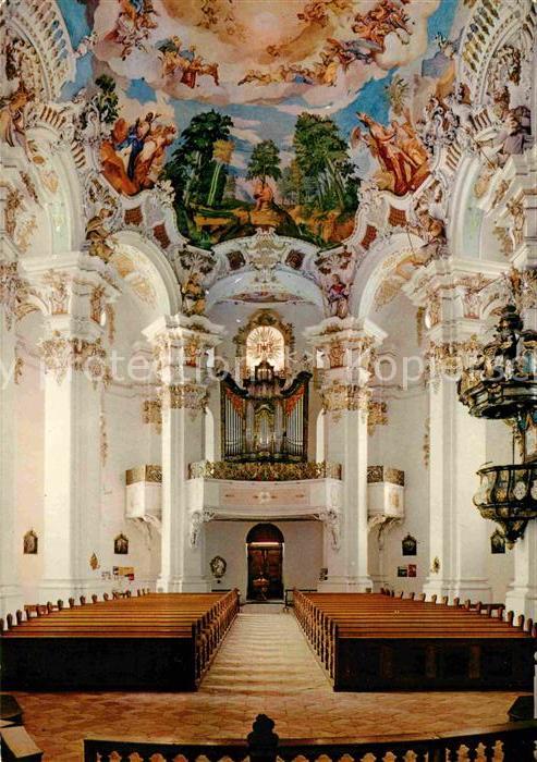 Steinhausen Bad Schussenried Wallfahrtskirche Innenansicht Barock