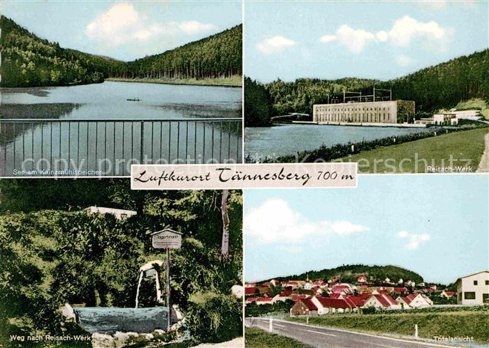 Taennesberg See am Kainzmuehlspeicher Reisach Werk Totalansicht