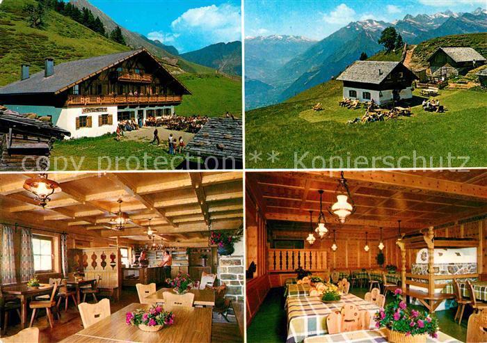 Tall Schenna Stafellhuette am Hirzer Berggasthaus Alpenpanorama