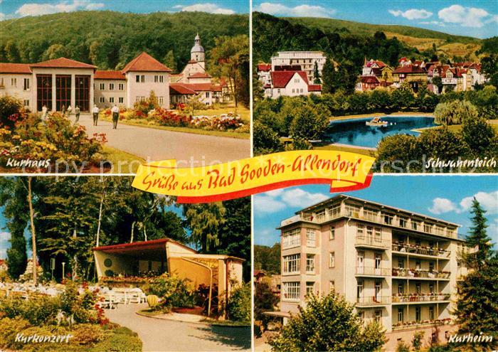 Bad Sooden-Allendorf Kurhaus Schwanenteich Kurheim Kurkonzert