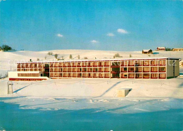 Scheidegg Allgaeu Kursanatorium Sonnenalm Winterpanorama