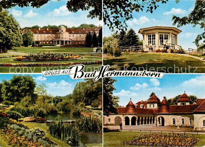 Bad Hermannsborn Kurhaus Park Pavillon