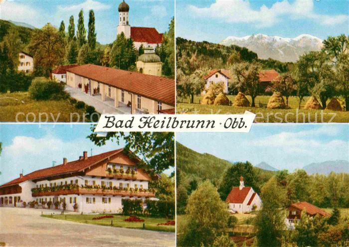 Bad Heilbrunn Wandelhalle Haus Enzian Alpenblick Haus Adlwart Ev Kirche