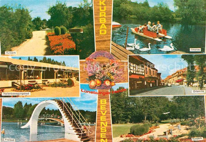 Bad Bevensen Kurpark Ilmenau Bootfahren Schwaene Ortsmitte Hallenbad Freibad Lue