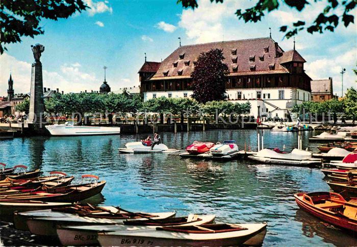 Konstanz Bodensee Gondelhafen und Konzil
