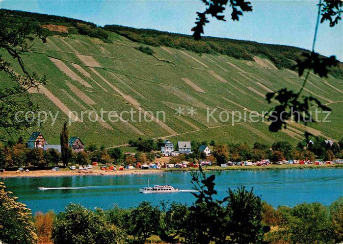 Traben-Trarbach Campingplatz Rissbach an der Mosel Cornely Karte Nr 11542