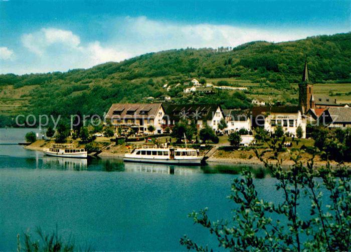 Einruhr Hotel Pension Seemoewe Bootsanlegestelle