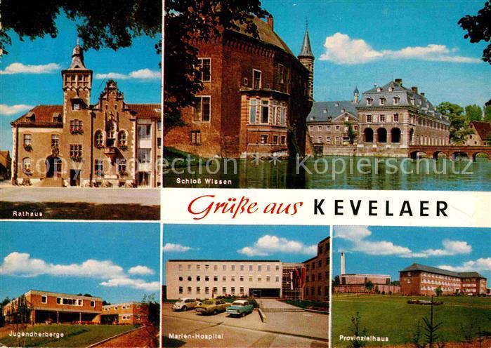 Kevelaer Rathaus Schloss Wissen Jugendherberge Marienhospital Provinzialhaus