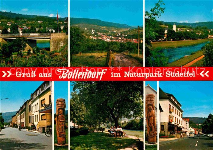 Bollendorf Suedeifel Partie an der Sauer Bruecke Strassenpartie Park Panorama De