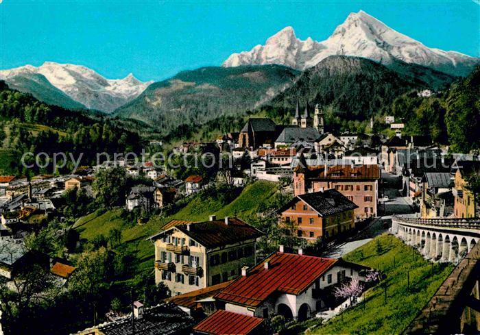 BERCHTESGADEN Bayern mit Watzmann und Steinernes Meer Alpenpanorama
