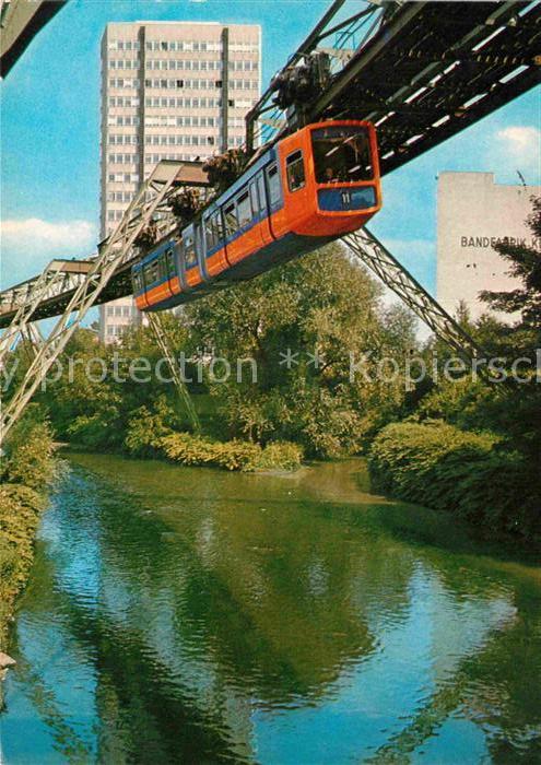 WUPPERTAL NRW Justizhochhaus Schwebebahn