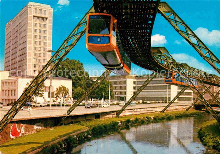 WUPPERTAL NRW Schwebebahn Hochhaus