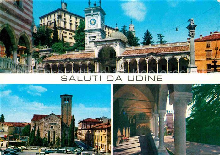 Udine Piazza Liberta Piazza Venerio Porticato lungo la salita del Castello