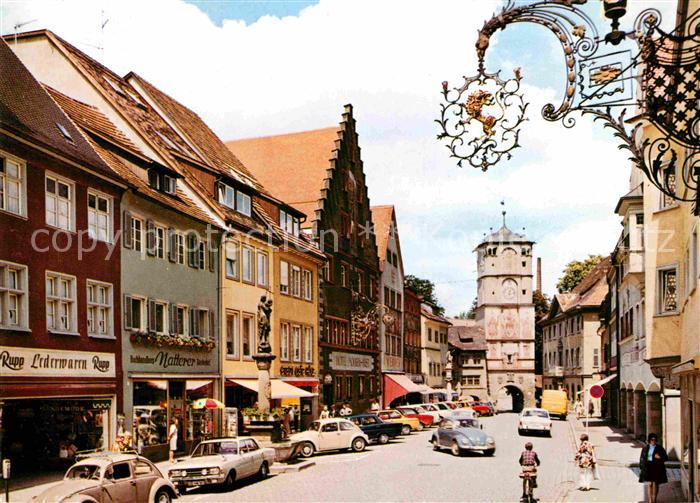 Wangen Allgaeu Herrenstrasse Torbogen Turm